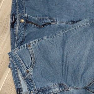 2 pair 24/7 Bermuda jean shorts 16 w
